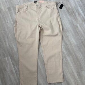 Curves 360 NYDJ Slim Straight Ankle Jeans - size 24